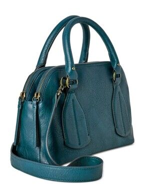 Time & Tru Palms Satchel Bag